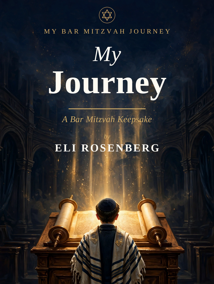 My Journey: A Bar Mitzvah Keepsake, hardcover